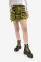 zelená Rifľová sukňa Aries Acid Washed Cargo Skirt AR32304 LIME Dámsky