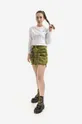 Aries spódnica jeansowa Acid Washed Cargo Skirt zielony