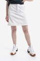 Carhartt WIP denim skirt Armandaa straight white I028001.
