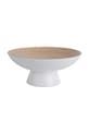 Okrasna skleda Present Time Fruit Bowl Puro bela PT4142WH