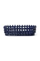 ferm LIVING cestino per la frutta Ceramic Basket blu navy 1104264537