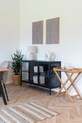 House Nordic masă pliantă cu tavă Ronda Tray Table 7501006 bej