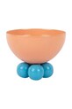 Декоративна чаша Present Time Double Funky M помаранчевий PT4251OR