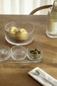 Stelton zestaw miseczek do serwowania z podstawką Pilastro 3-pack X.512 transparentny
