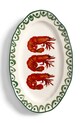 &k amsterdam półmisek sirene 34,5 x 21,5 x 3 cm multicolor 2193.02