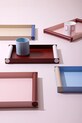 Kuchnia i bar Design Letters taca do serwowania Ray L/30 x 25,5 x 3,2 cm 10101702PINKBURGUN różowy