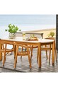House Nordic vassoio decorativo 29 x 39 x 2,5 cm 4501354 marrone