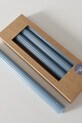 Boltze świeca dekoracyjna 25 cm 4-pack 2048496 niebieski AA00
