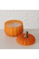 Boltze świeca dekoracyjna Pumpkin 12 x 11,5 cm 2060914 pomarańczowy AA00