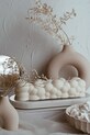 Свічка декоративна Temida Cloud 1060 g бежевий 5908451651084