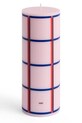 HAY świeca dekoracyjna Column Candle 7 x 20 cm różowy AB401.A602.AU41