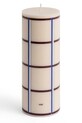HAY świeca dekoracyjna Column Candle 7 x 20 cm beżowy AB401.A602.AU42