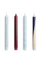 HAY zestaw świec Pattern Candle 2,2 x 24 cm 4-pack
