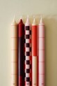 HAY zestaw świec Pattern Candle 2,2 x 24 cm 4-pack AB361.F430 różowy AA00
