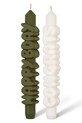 CandleHand zestaw świec B-Day Set 23 cm 2-pack multicolor tp.set.bd.1