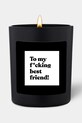 CandleHand świeca zapachowa sojowa Best F*cking Friend czarny chat.bd.2.b.w