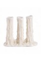 Seletti lumânare decorativă Melt-D 15,8 x 35 cm alb 11166