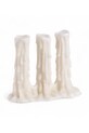 Seletti lumânare decorativă Melt-D 15,8 x 35 cm 11166 alb AA00