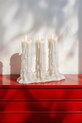 Home SPA Seletti lumânare decorativă Melt-D 15,8 x 35 cm 11166 alb