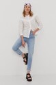 Pieces Jeansy 17111400 niebieski AA00