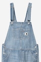 Carhartt WIP denim overalls I031250 blue