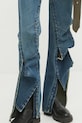 Y/Project jeansy EVERGREEN HOOK AND EYE SLIM JEANS 107PA002 niebieski