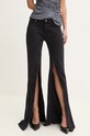 Y/Project jeans EVERGREEN HOOK AND EYE SLIM JEANS black 107PA002