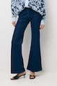 BIZUU jeansy flare damskie BELINNA granatowy BELINNA.GRANATOWY