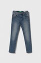 United Colors of Benetton jeansy dziecięce Britney Planet friendly niebieski 4DURCE00L.G.NOS