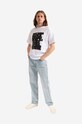 Wood Wood jeans in cotone Al Rigid Denim Straight Fit 12225804.7051 blu AA00