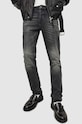 AllSaints jeansy CIGARETTE czarny ME063W