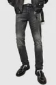 czarny AllSaints jeansy CIGARETTE Męski