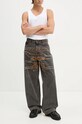 Džíny Y/Project EVERGREEN PARIS' BEST PATCH JEANS 207PA005 šedá AA00