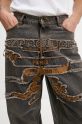 Traperice Y/Project EVERGREEN PARIS' BEST PATCH JEANS 207PA005 siva