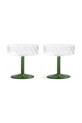&k amsterdam pezsgős pohár 2 db zöld 347.08
