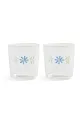 &k amsterdam set de pahare flora blue 300 ml 2-pack