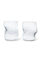 ferm LIVING pahar 2-pack transparent 1104270155