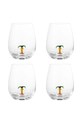 Набір склянок Bloomingville Misa 560 ml 4-pack прозорий 82061617
