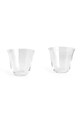HAY zestaw szklanek Curve 9 x 8 cm 2-pack transparentny AE985.A668.AS23.87RO