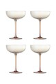 Bloomingville zestaw kieliszków do kaktajli Aston 325 ml 4-pack transparentny 82072593