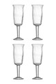 Bloomingville zestaw kieliszków do wina Asha 125 ml 4-pack transparentny 82068388