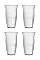 Bloomingville zestaw szklanek Asha 250 ml 4-pack transparentny 82068387
