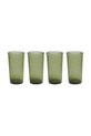 Σετ ποτηριών OYOY Kuki 330 ml 4-pack πράσινο L301335
