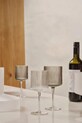 Kuchnia i bar ferm LIVING zestaw kieliszków do wina 325 ml 2-pack 1104270092 czarny