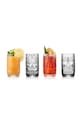 Lyngby zestaw szklanek do drinków Tiki 450 ml 4-pack transparentny 33783
