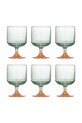 Σετ ποτηριών κρασιού Bloomingville Signe 300 ml 6-pack πολύχρωμο 82068741