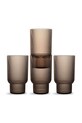 Sagaform zestaw szklanek 430 ml 5018744 brązowy AA00