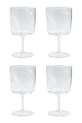 House Doctor zestaw kieliszków do wina 8 x 7,7 x 16 cm transparentny v
