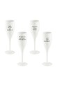 Koziol sada pohárikov na šampanské z plastu 100 ml biela 6299525