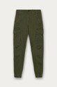 Jack & Jones - Dětské kalhoty 128-176 cm s elastanem zelená 12151639